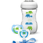 Philips Avent Natural 260ML Elephant Design Gift Set (SCD627/13)