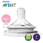 Philips AVENT Natural II Teat Newborn 0M+1H PK2 - SCF651/23