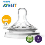 Natural II Teat Fast Flow 6M+4H PK2 - SCF654/23