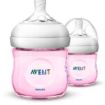 Philips AVENT Natural II PP 125ml Bottle PK2 (Pink) - (SCF691/23)