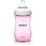 Philips AVENT Natural 260ml Feeding Bottle PK1 PINK (SCF694/17)