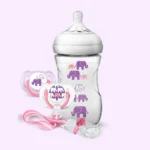 Natural 260ml Elephant Design Gift Set