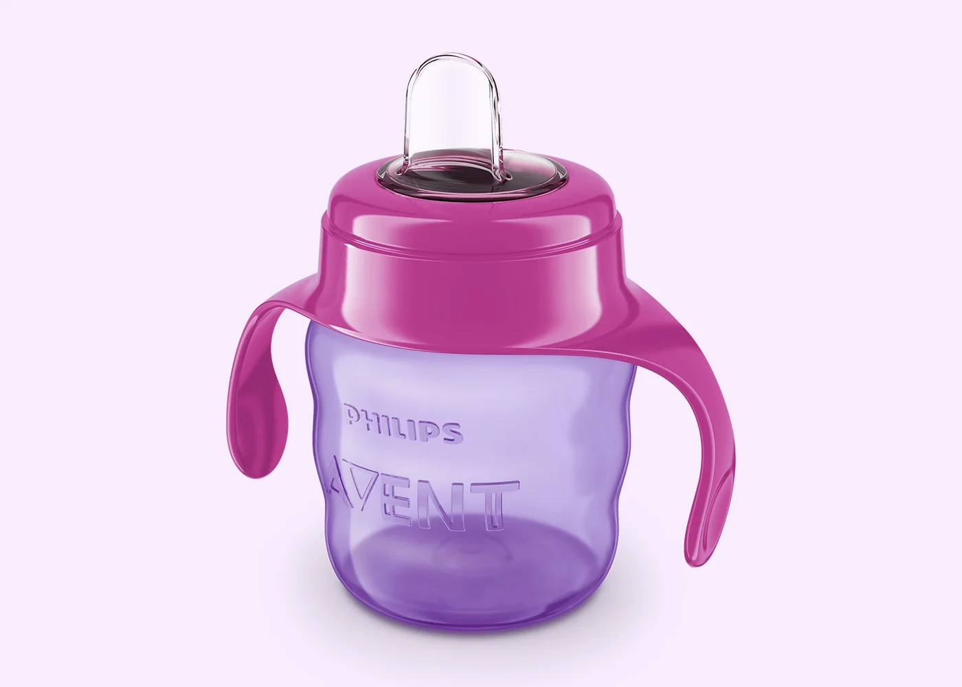 SCF551-03-(1) Classic Spout Cup 7OZ Pink - Image 1