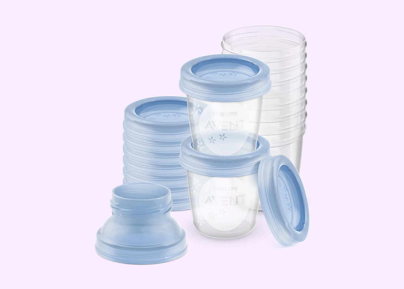 SCF618-10 10*180 Ml Breast Milk Storage Cups - Image 1