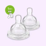 Silicone Teat 1m+ / 2h PK2
