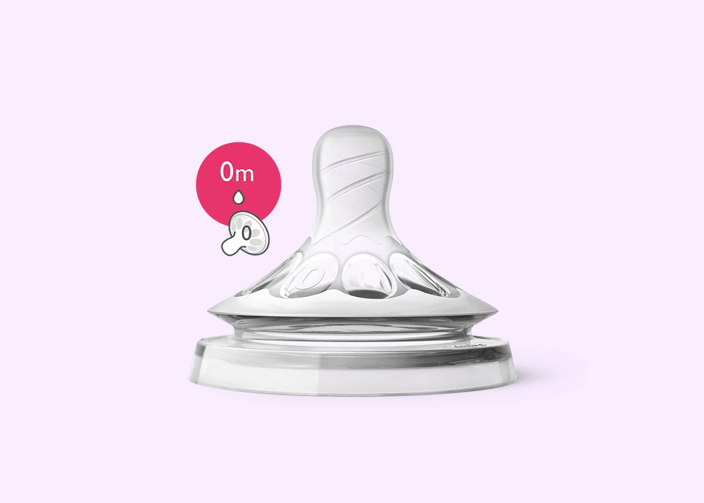 SCF657-23 Philips AVENT Natural II Teat Newborn First 0MPK2 - SCF657/23 - Image 1