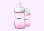 Natural II PP 260ml bottle pk2 (pink)