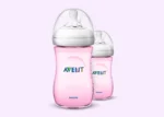 Natural II PP 260ml bottle pk2 (pink) - Image 2
