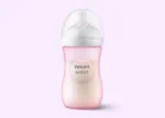 Philips Avent Natural Response 260ml Baby bottle in pastel pink-SCY903/11 - Image 2